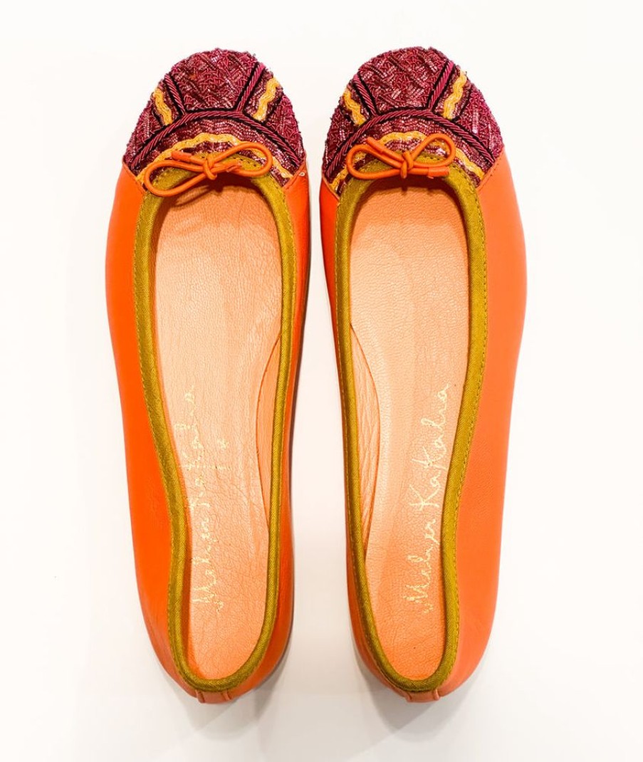 Meher Kakalia Ballerina Meher Kakalia Orange | Loafer/Ballerina