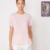 Officine Générale T-Shirt Officine Generale Lara Smoked Pink | Shirts