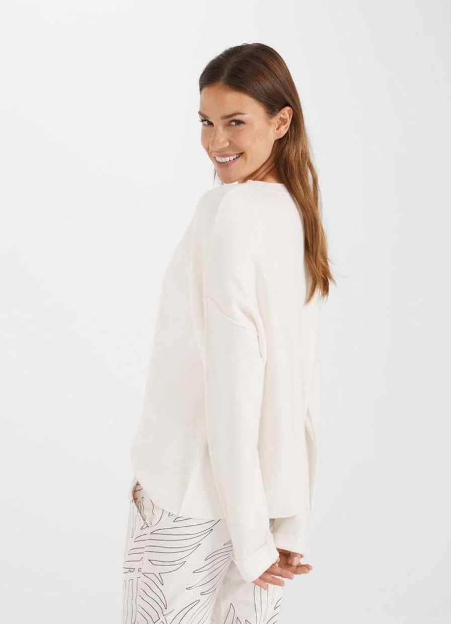 Juvia Sweater Juvia Carlotta Eggshell | Loungewear