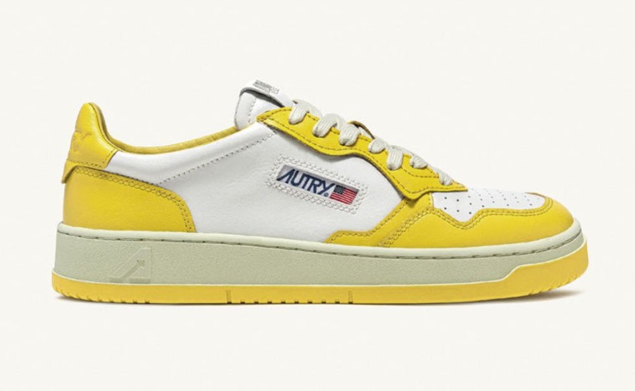 Autry Sneaker Autry Medalist Yellow/Weis | Sneaker