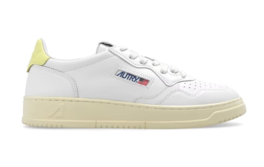 Autry Sneaker Autry Medalist Weis/Lime | Sneaker