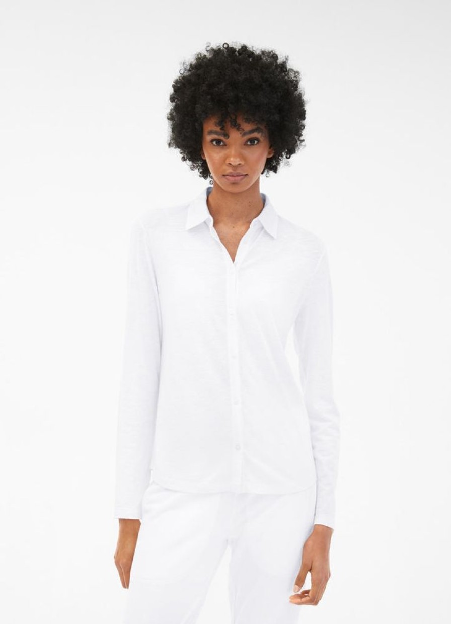 Juvia Jersey Bluse Juvia Weis | Loungewear