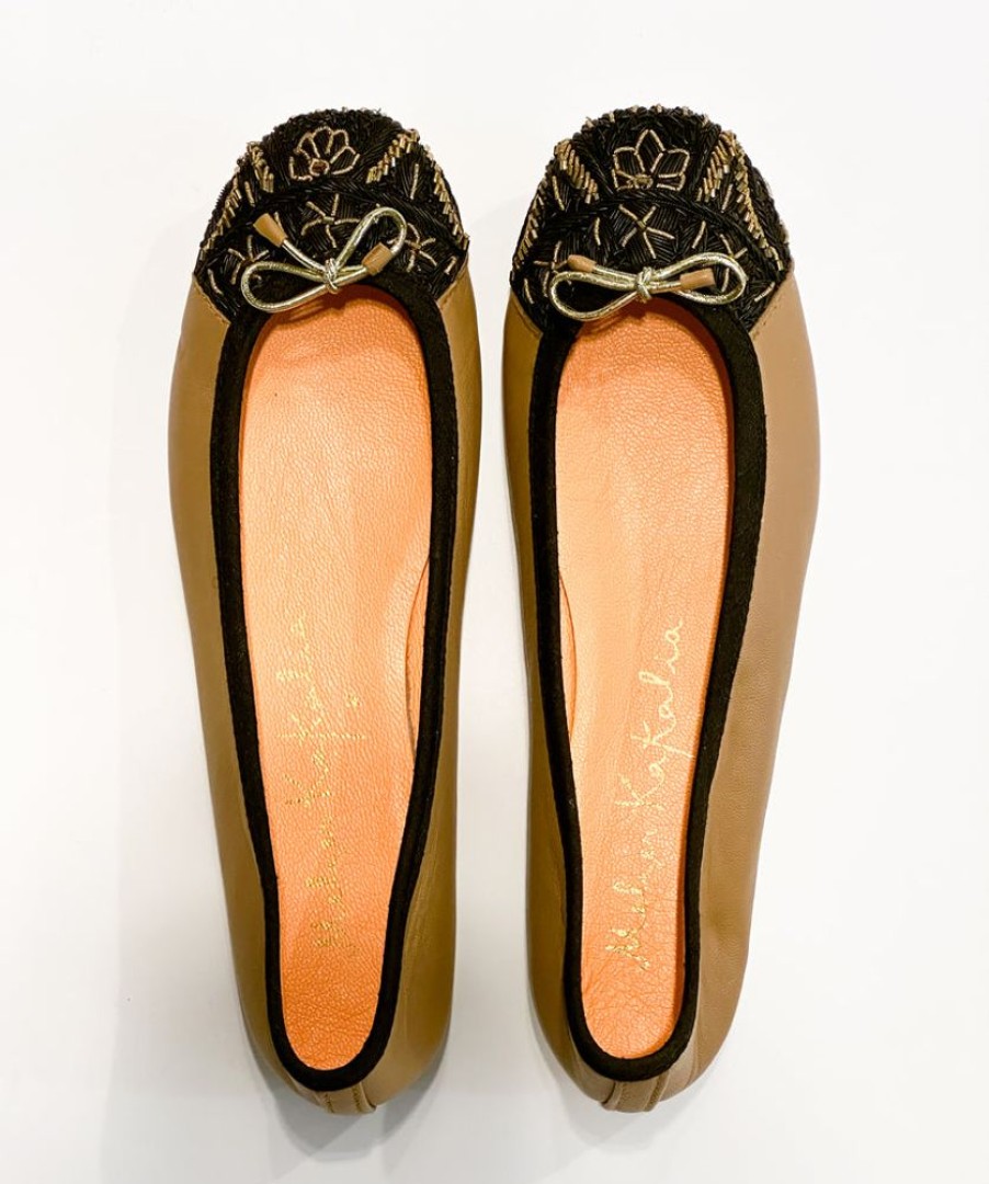 Meher Kakalia Ballerina Meher Kakalia Camel | Loafer/Ballerina