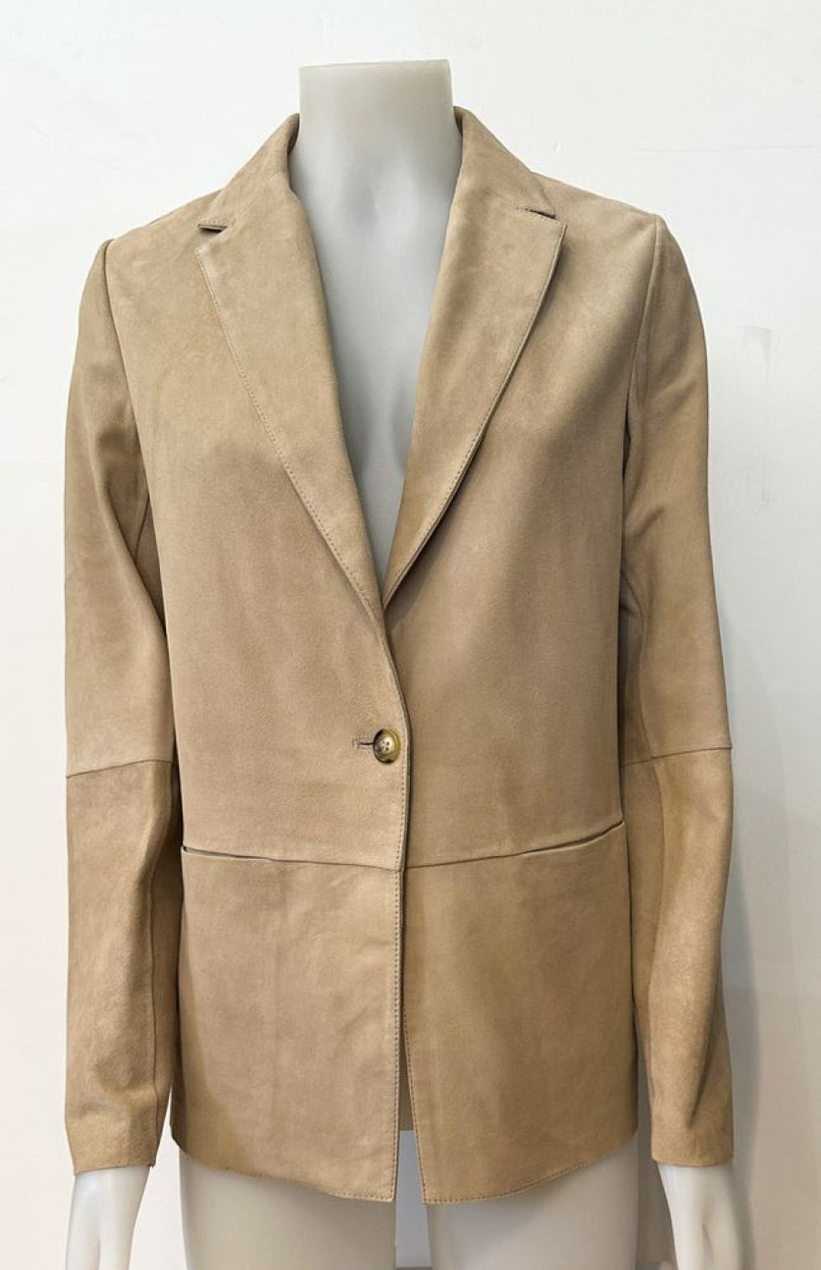 Via Masini 80 Lederblazer Via Masini 80 Sand | Blazer