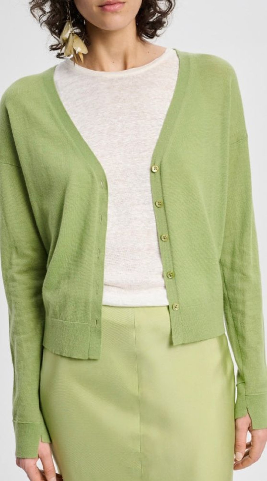 Dorothee Schumacher Cardigan Dorothee Schumacher Soft Green | Strickjacken