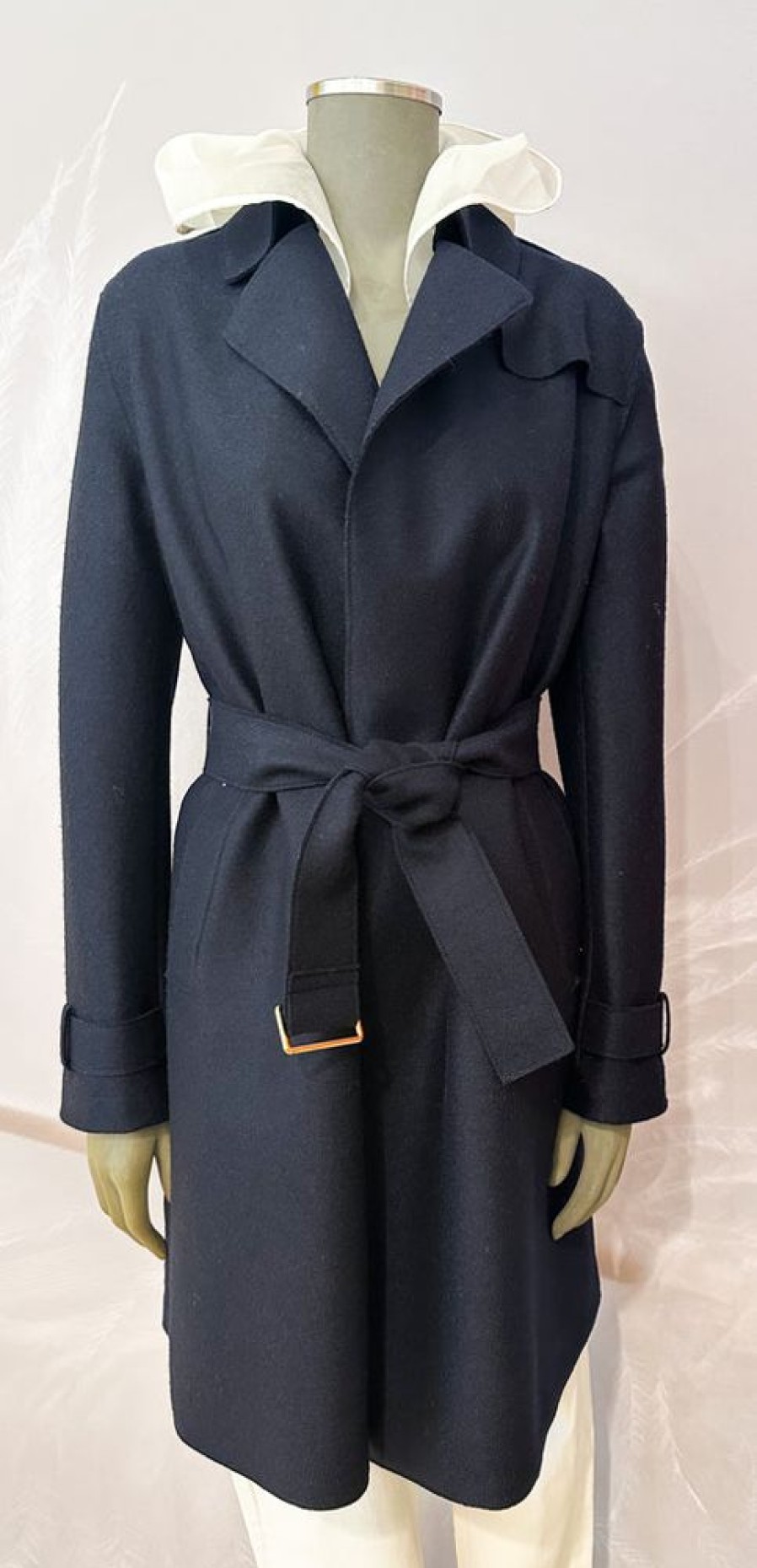 Harris Wharf London Trenchcoat Harris Wharf London Navy | Mantel/Westen