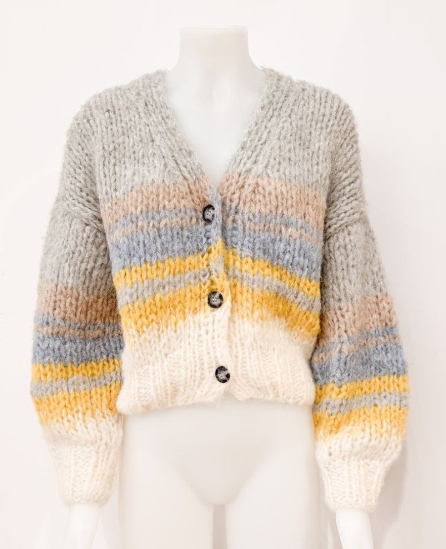 Maiami Cardigan Maiami Stripes | Strickjacken