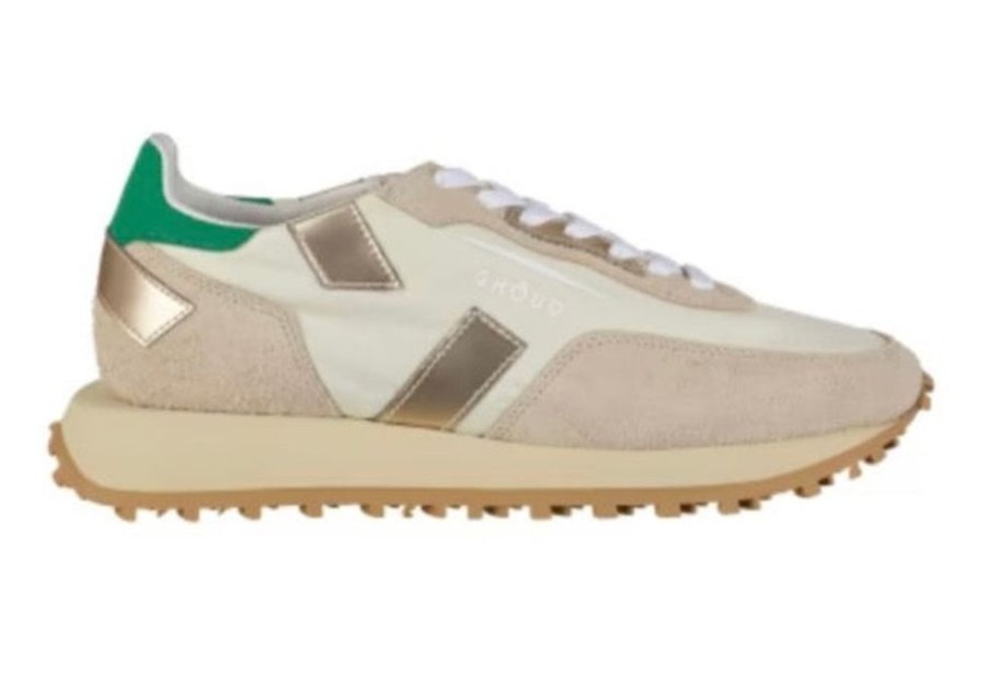 Ghoud Sneaker Ghoud Rush Cream/Green | Sneaker