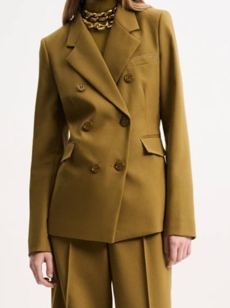 Dorothee Schumacher Blazer Dorothee Schumacher Olive Green | Blazer