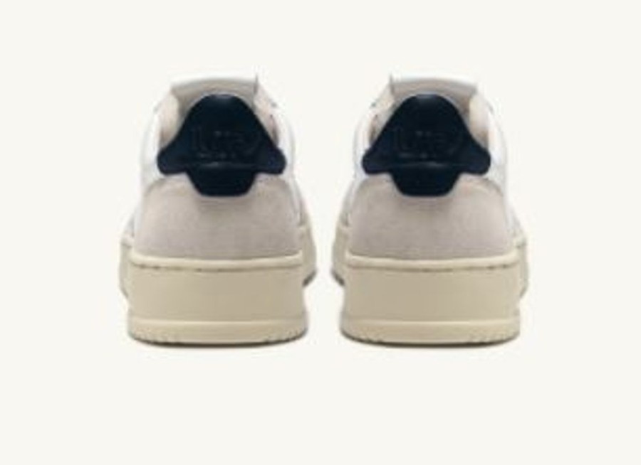 Autry Sneaker Autry Medalist Suede Weis/Navy | Sneaker