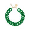 Vanessa Baroni Big Flat Necklace Vanessa Baroni Green | Schmuck